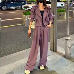 Early Autumn Outfit Two-Piece Matching Set